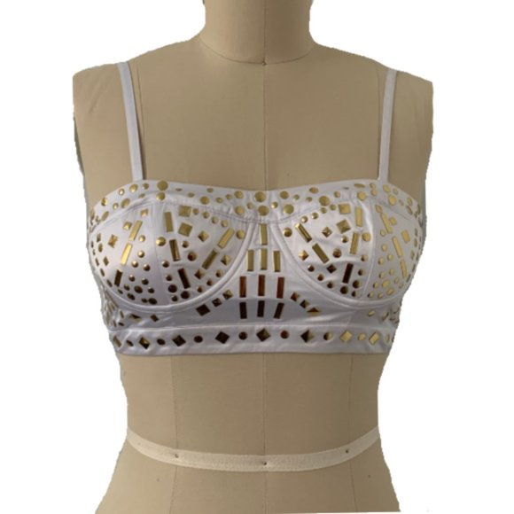 Arden B. Metallic Bustier - Size XS - Picture 2 of 5